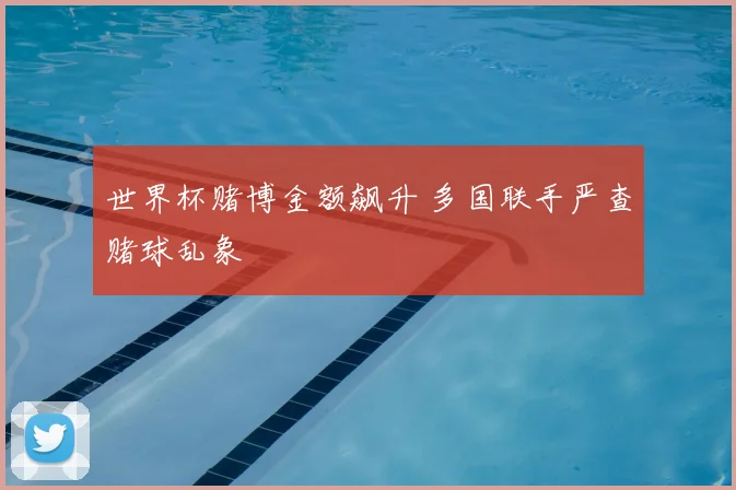 世界杯赌博金额飙升 多国联手严查赌球乱象