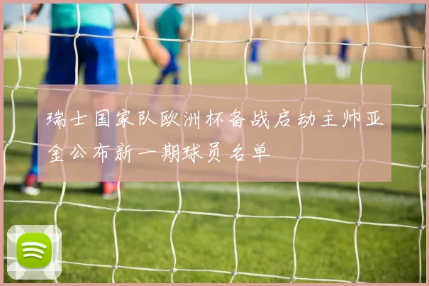 瑞士国家队欧洲杯备战启动主帅亚金公布新一期球员名单