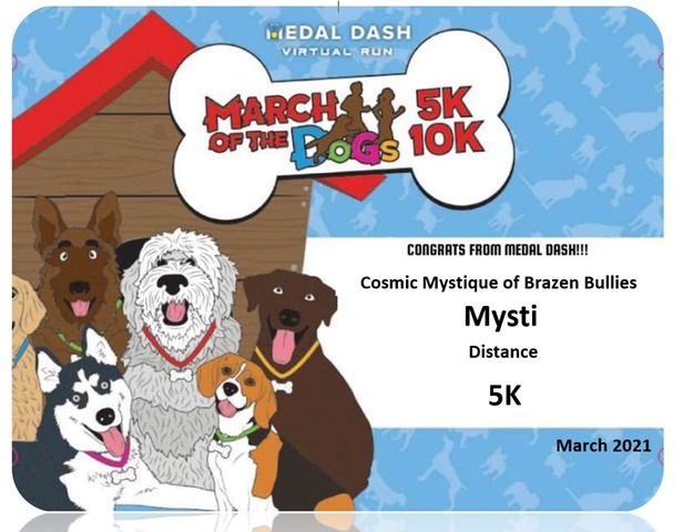 Mysti Metal Dash March of the Dogs 2021
