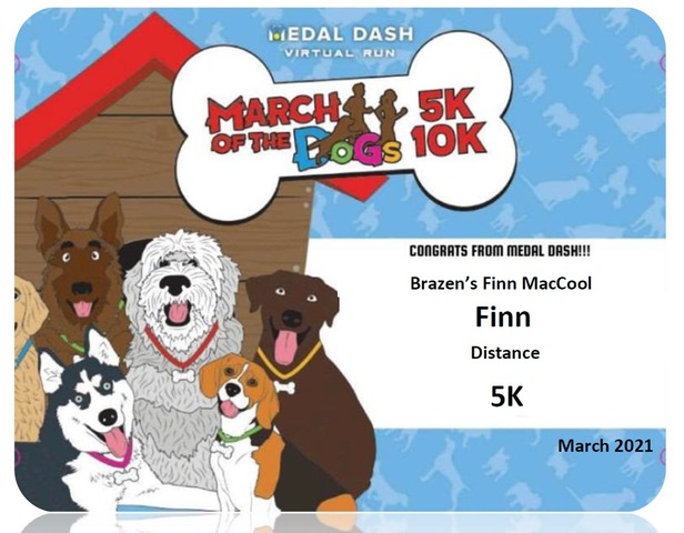 Finn Metal Dash March of the Dogs 2021